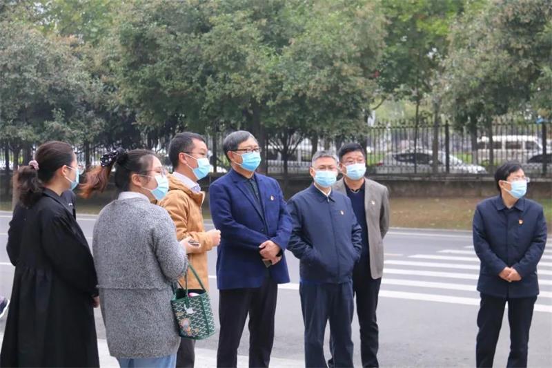 郑州市委党史学习教育第六巡回指导组到郑州抖圈参观调研